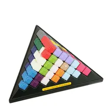 Забавные IQ головоломки пирамиды мудрости бисера детей интеллект игрушки ребенок игра