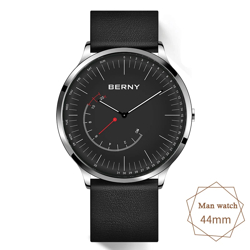 Berny Спорт Bluetooth фитнес SmartWatch шагомер сmарт часы akilli saat Сидячий напоминание калории трекер SOS Пара часы - Цвет: BSW206M-A