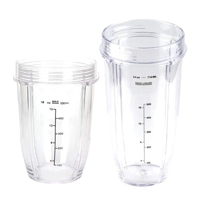 NUTRI NINJA 18 24 32 OZ CUPS WITH SIP AND SEAL LID AND EXTRACTOR