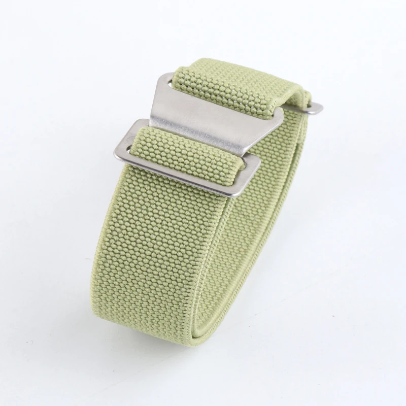 light green silver Nato G10 спортивный мужской стиль универсальный ремешок для часов нейлон для Tudor Black Bay для IWC Hamilton 20 мм 21 мм 22 мм армейские модные инструменты - Цвет ремешка: light green silver
