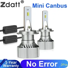 Zdatt High Power H1 H8 H11 H4 H7 LED Canbus Scheinwerfer Auto Lampe HB3 9005 HB4 9006 6000K 100W 20000LM 12V ZES Mini Auto Lichter