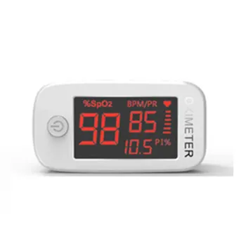 

Finger oximeter Durable Plastic Adult finger clip blood oxygen saturation tester Finger pulse meter 1 Set