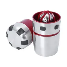 Мощная Ручная Соковыжималка из нержавеющей стали для цитрусовых, апельсинов, лимона, фруктов, Вращающаяся крышка, соковыжималка, портативная чаша экстрактора сока, кухонный инструмент