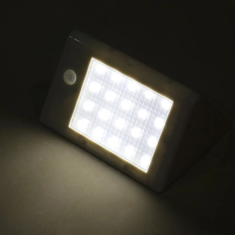 Long Lighting Hours Intelligent Energy-saving 20 LED 3.5W 440 LM Solar Power Light Lamp Garden Lamp Infrared Induction Bright