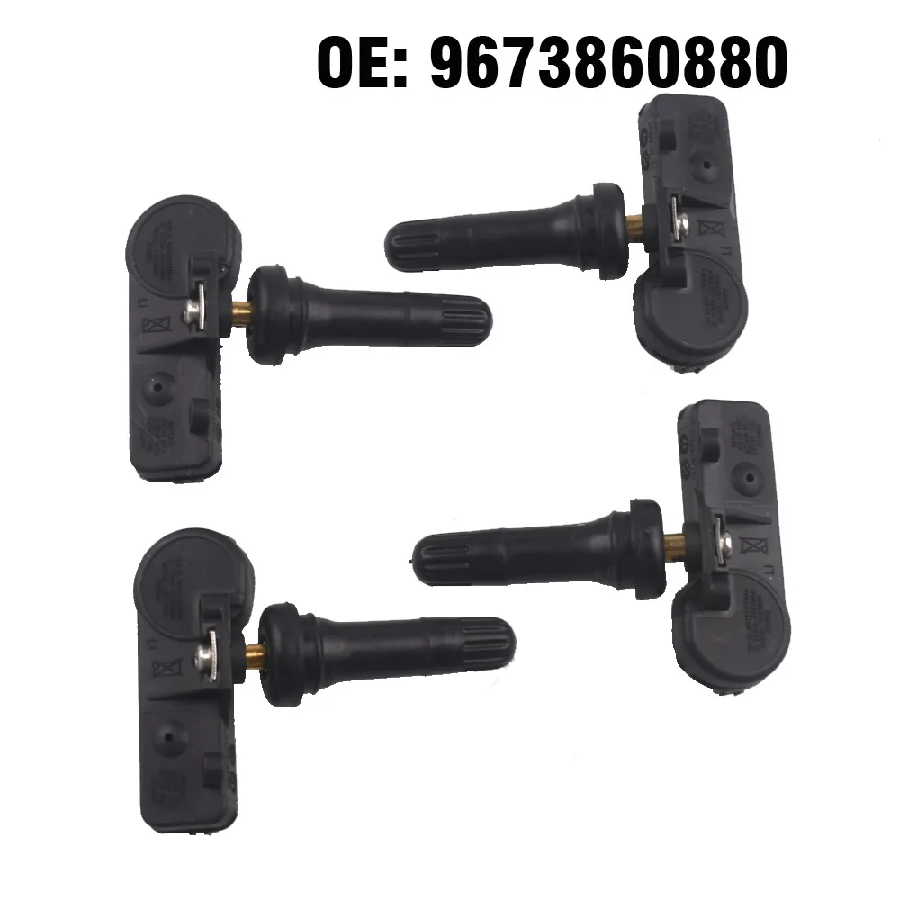 4 PCS Car Tire Pressure Monitor Sensor TPMS For Citroen Berlingo B9 For Peugeot Partner RCZ 307 2007 2008 2009 2010 2011 2012