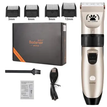

Pet Hair Trimmer Stainless Steel USB Charging Pet Shaver Dog Hair Clipper Fast White Trim Pets Cat