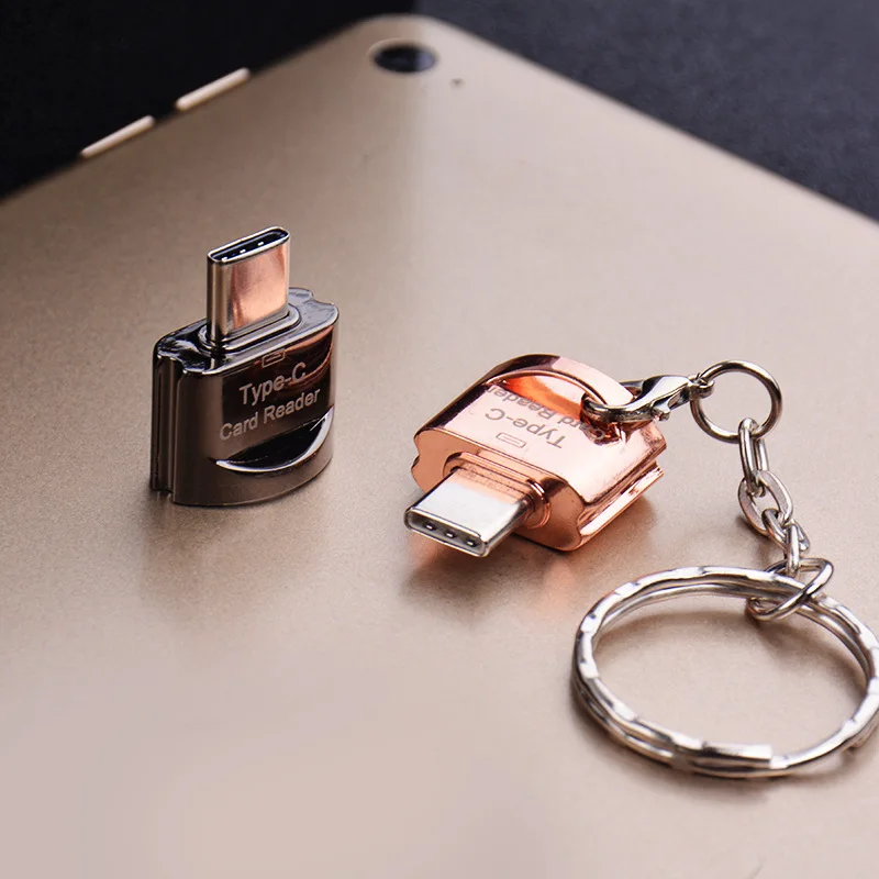 Новинка металлический кардридер USB 2 0 Micro SD TF OTG Устройство для чтения смарт карт
