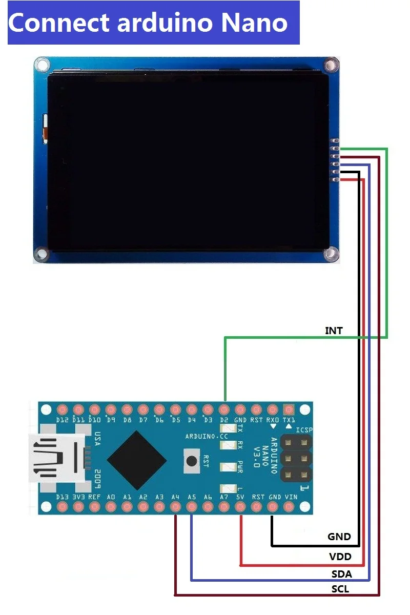 Новинка 2,8 дюйма 3,5 дюйма 4,3 дюйма 5,0 дюйма HMI IEC IIC ЖК-дисплей модуль емкостный сенсорный экран 480x320 для Arduino