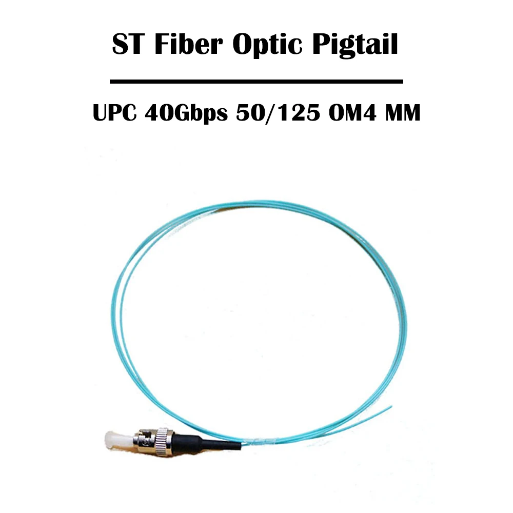 ST UPC OM4 Волоконно-оптический свисающий хвост 0 5/1 0/1 5/2 м симплекс 9 мм FTTH