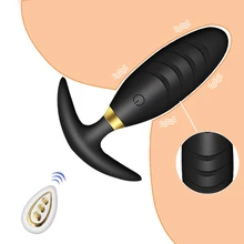 Plug Anal Vibrateur Pour Femmes Hommes Godemichet Anal Masseur Prostatique Télécommande Sans Fil Produits Intimes Jouets Sexuels Pour Adultes de plus de 18