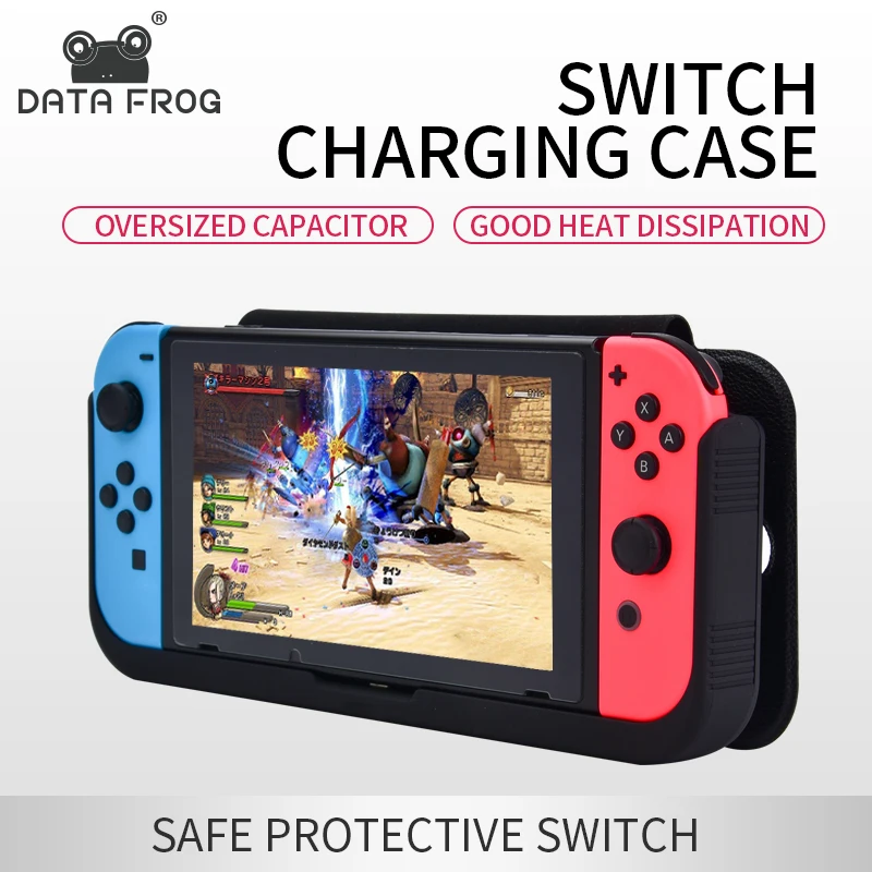 DATA FROG power Bank 10000 мАч зарядное устройство чехол для консольный переключатель nintendo кожаный чехол подставка чехол для nintendo Switch NS