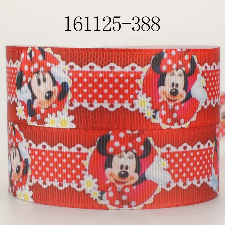 Minnie Mouse Disney Grosgrain Printed Character Ribbon 25mm Cake Hair Birthday 