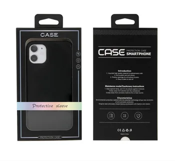 

300 pcs Universal Mobile Phone Case Package Paper Retail Packaging Box For iphone 11 pro max phone case