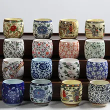 130 мл керамическая голубая и белая фарфоровая чайная чашка кунг-фу, аксессуары для чая пуэр тигуаньинь, семейный Чайный домик, товары для бара I047