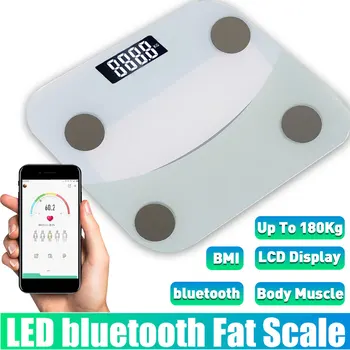 

Intelligent Electronic Weighing Scale Smart APP bluetooth Scale Electronic Body Health Scale Weighing Measurement Body Fat Scale