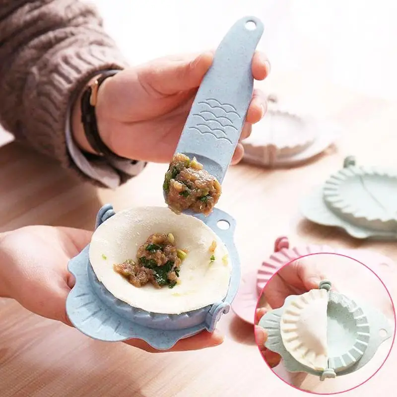 DIY клецки пресс машина чайник Инструмент+ ложка набор кухня складной Пластик инструменты для приготовления пищи кухня тесто кондитерские формы