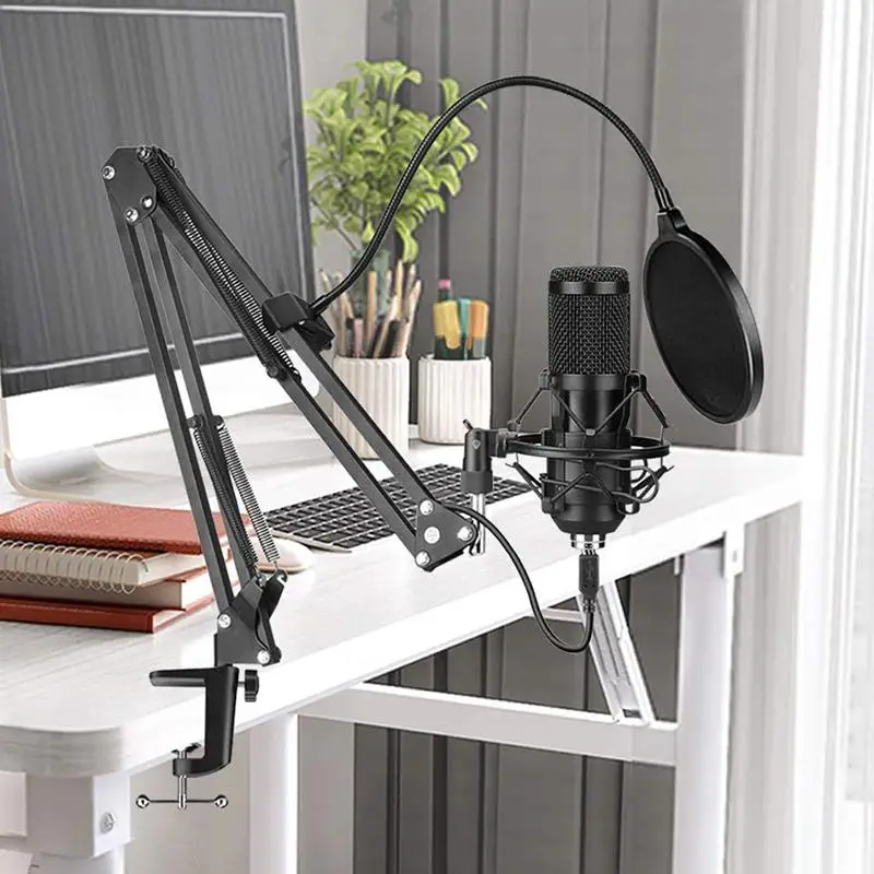 Hot Microphone Vocal Record Singing Studio PC USB