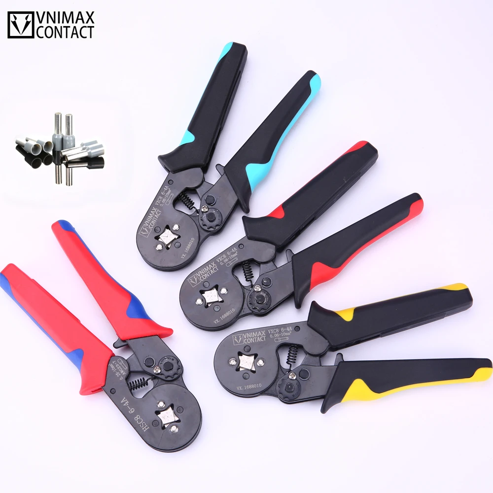 

Tubular crimping tool VXC8 6- 4A pliers , for 0.06-10mm2 28-7awg tubular crimping terminal crimping pliers crimping hand tool