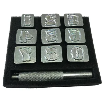 

Leather printing tools numerals Carving Leather Art Alphabet Set Letters Stamp Handmade Durable Metal DIY Tools H99F