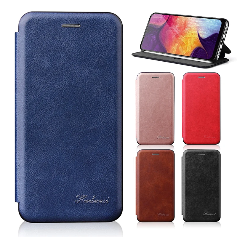 Кожаный флип-чехол для телефона samsung galaxy a30s a50s a10s s20s a50 a10 a20 a30 a40 a70 Магнитный
