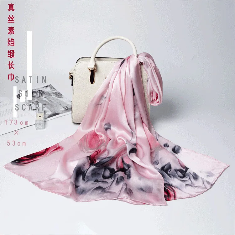 

Silk Scarf Silk Scarf Satin Satin Scarf Silk Digital Printing Long Silk Scarves