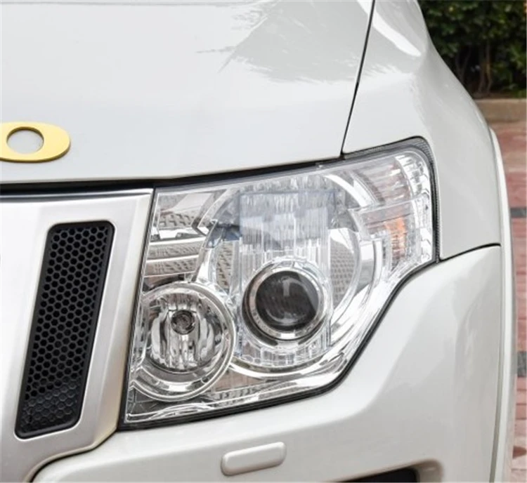 Для 2007- Mitsubishi Pajero V87 V93 V97 крышка лампы фары корпус прозрачный абажур фары крышка объектива Стекло