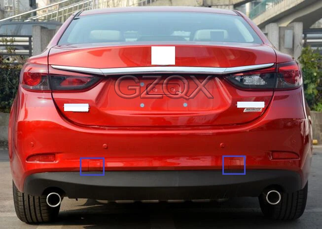 CAPQX Rear Bumper Trailer Cover Tow Bracket Cover Hauling Hook Lid For Mazda 6 Atenza 2013 2014 2015