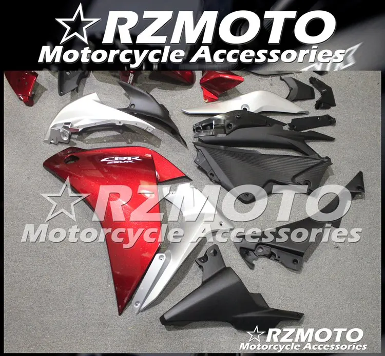 ABS мотоцикл обтекатель комплект для HONDA CBR250R 2011-2013 год кузов литья под давлением Магазин № 1225