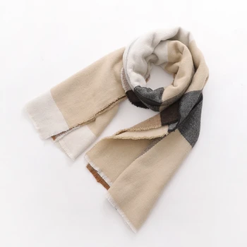 

Women Scarves Wraps Winter Warm Outdoor Scarf Plaid Women Fashion Autumn Winter Burr Long Scarf Elegant Stylish Female Street