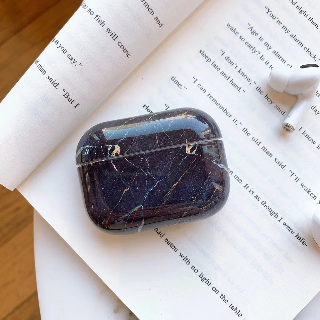 Ouhaobin аксессуары для наушников чехол для Airpod pro Чехол протектор мраморный PC чехол для наушников для Air Pods Pro 3 1209#2