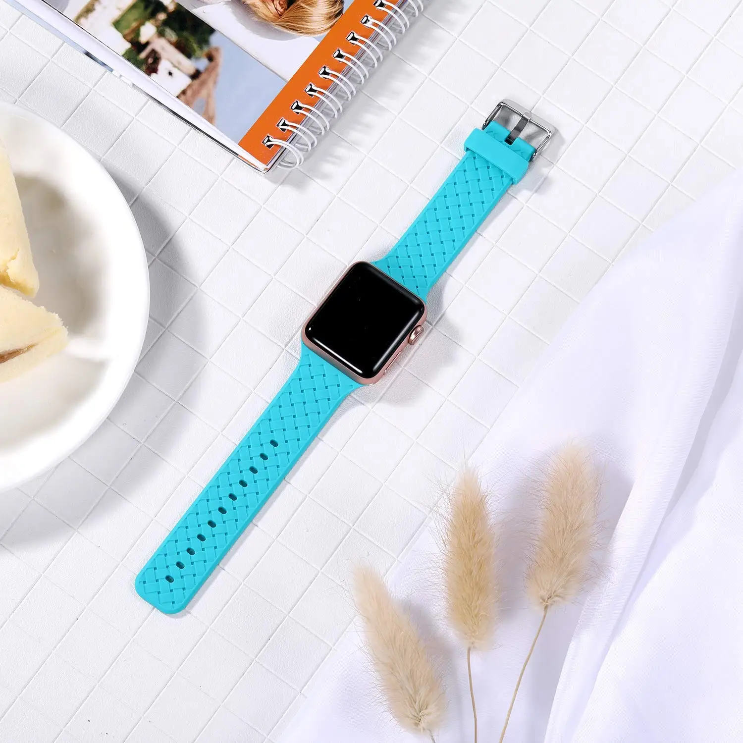 Ремешок для Apple Watch 38 мм 42 мм iWatch 4 ремешок 44 мм 40 мм спортивный силиконовый ремень браслет correa Apple watch 5 4 3 2 аксессуары