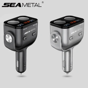 

Car Cigarette Lighter Socket Splitter Charger Dual USB QC 3.0 Quick Charge 12V Auto Cigarette Lighter Sockets Power Adapter Plug