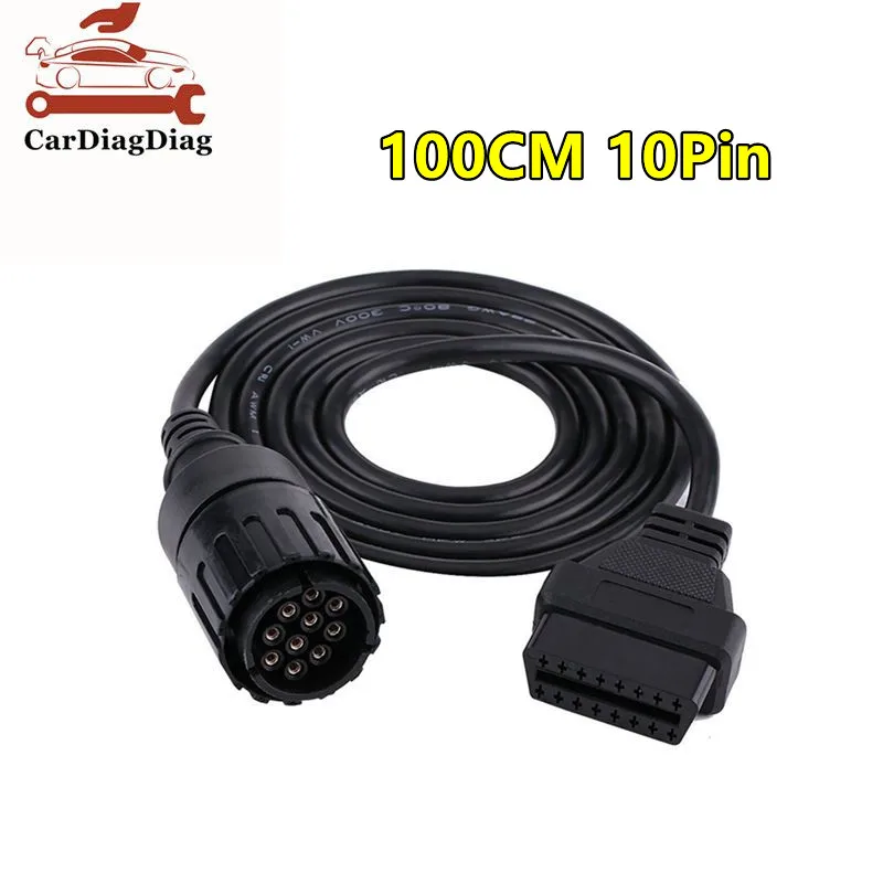 Новинка, кабель для BMW ICOM D, аксессуары для мотоциклов и мотоциклов, 10-контактный адаптер, 10-контактный кабель OBD2 OBDII, диагностический кабель, кабели для инструментов
