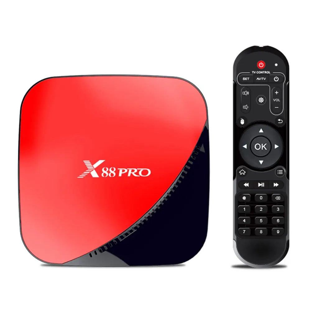 Android 9,0 ТВ-приставка 4 Гб ОЗУ 64 Гб ПЗУ X88 MAX PLUS RK3328 четырехъядерный TYPE-C 2,4G/5 Ghz двойной WiFi BT4.0 4K смарт-приставка PK 8,1