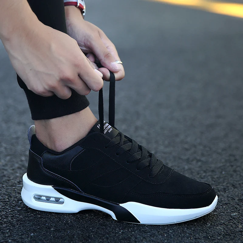 Дизайнерские кроссовки для мужчин; tenis masculino; обувь; zapatillas hombre; кроссовки на платформе; замшевая обувь с воздушной подушкой; оригинальная нескользящая обувь; buty meskie