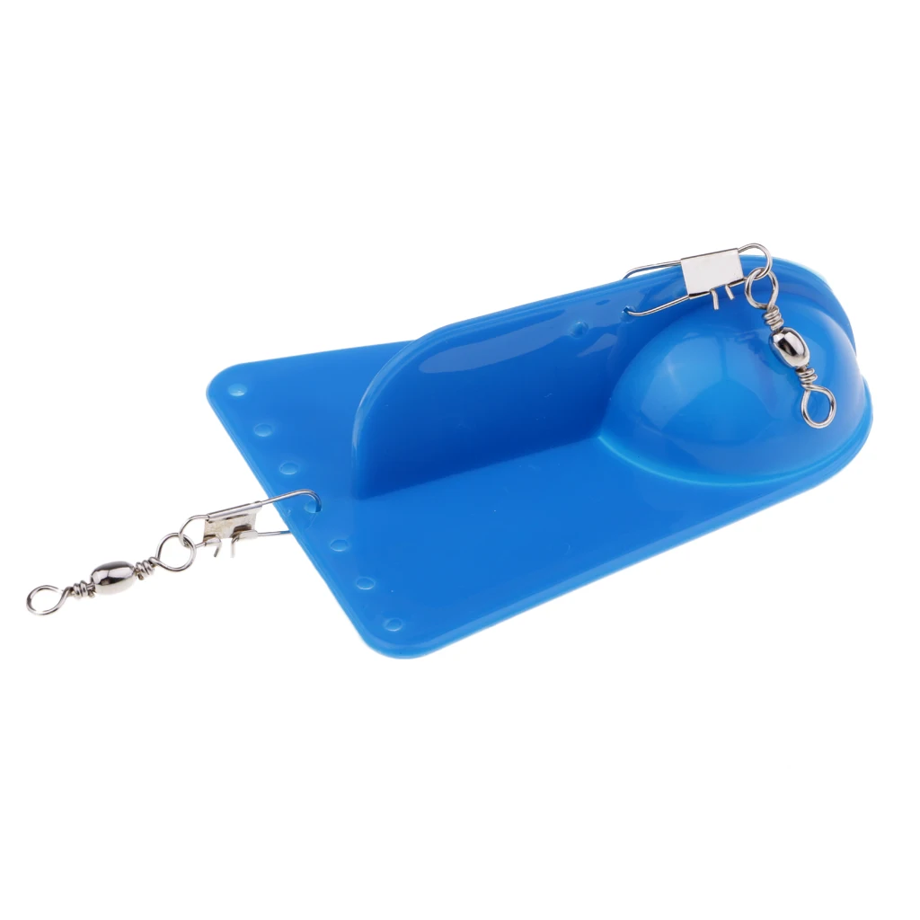 3pcs Plastic,Metal Rigging Paravanes Trolling Diving Board Fishing Tackle