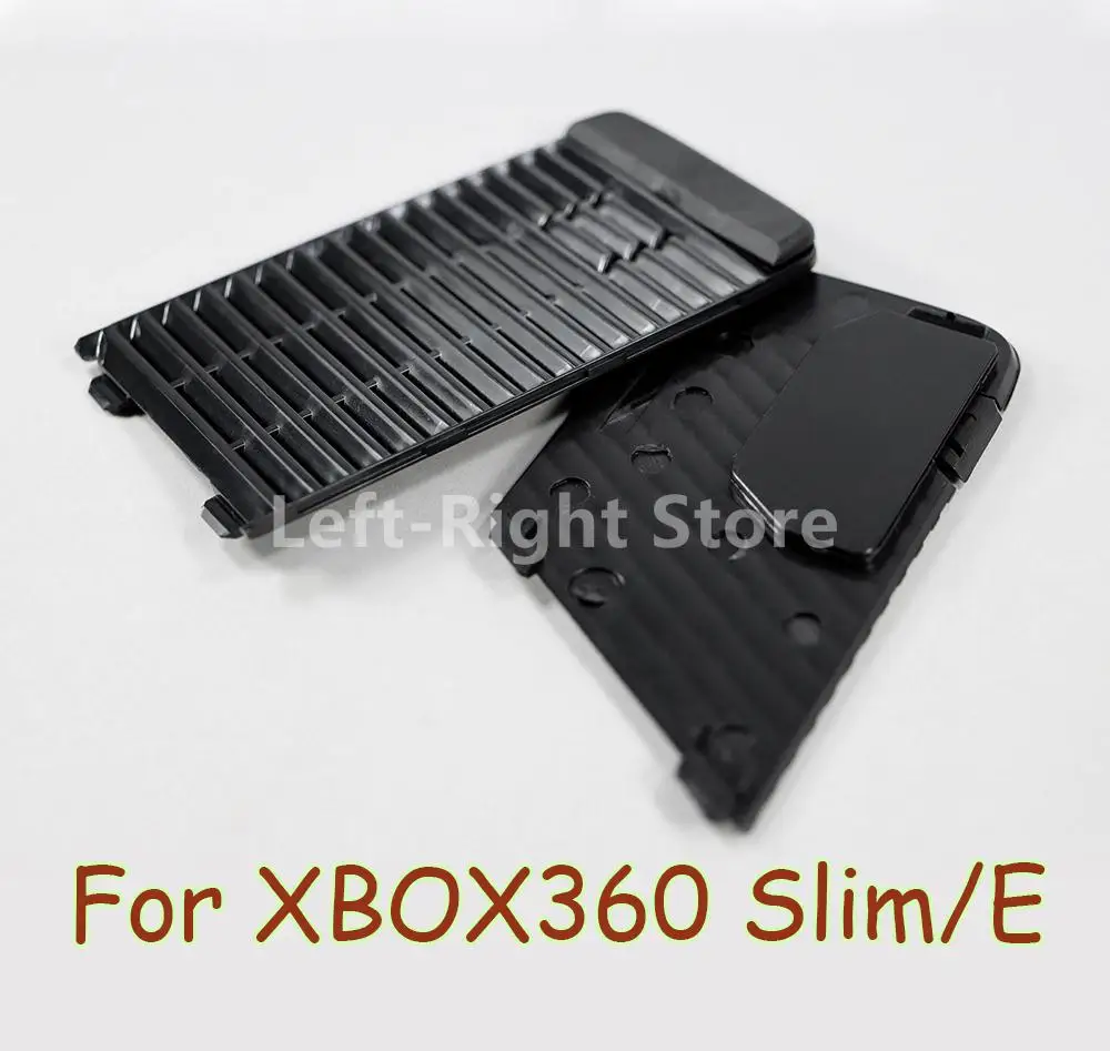 2 Pezzi Per Xbox 360 E Custodia In Plastica Nera Hdd Cover Per Microsoft Xbox 360 Slim Hard Disk Cover