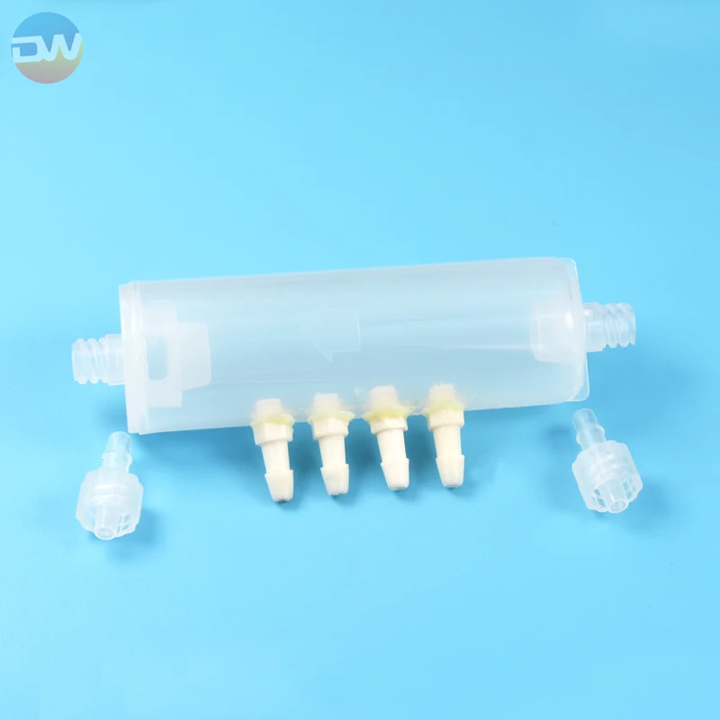 2 Pcs UV 잉크젯 프린터 부품 XP600/4720/I3200 버퍼 병용 흰색 잉크 순환 분배기 잉크 순환 버퍼 병