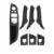 For BMW 5 Series F10 F18 Left Drive LHD 7Pcs 2010-2016 Beige Black Carbon Fiber Car Interior Door Handle Plate Decorative Cover 6