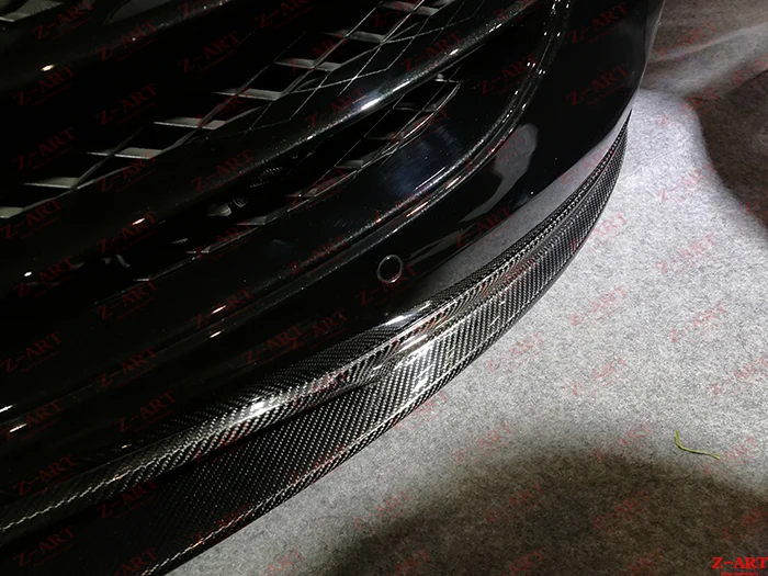 Z-ART R8S половина углеродного волокна передняя губа для Audi R8 2007- карбоновый передний разделитель для Audi R8 V8 V10 углеродного волокна передний спойлер