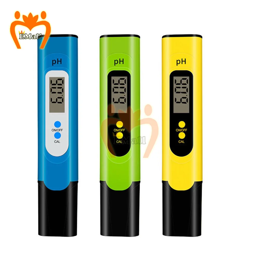 Digital PH EC TDS Meter Tester Temperature Pen Water Purity PPM Filter Hydroponic for Aquarium Pool Water Monitor 0-14 PH 0-9990