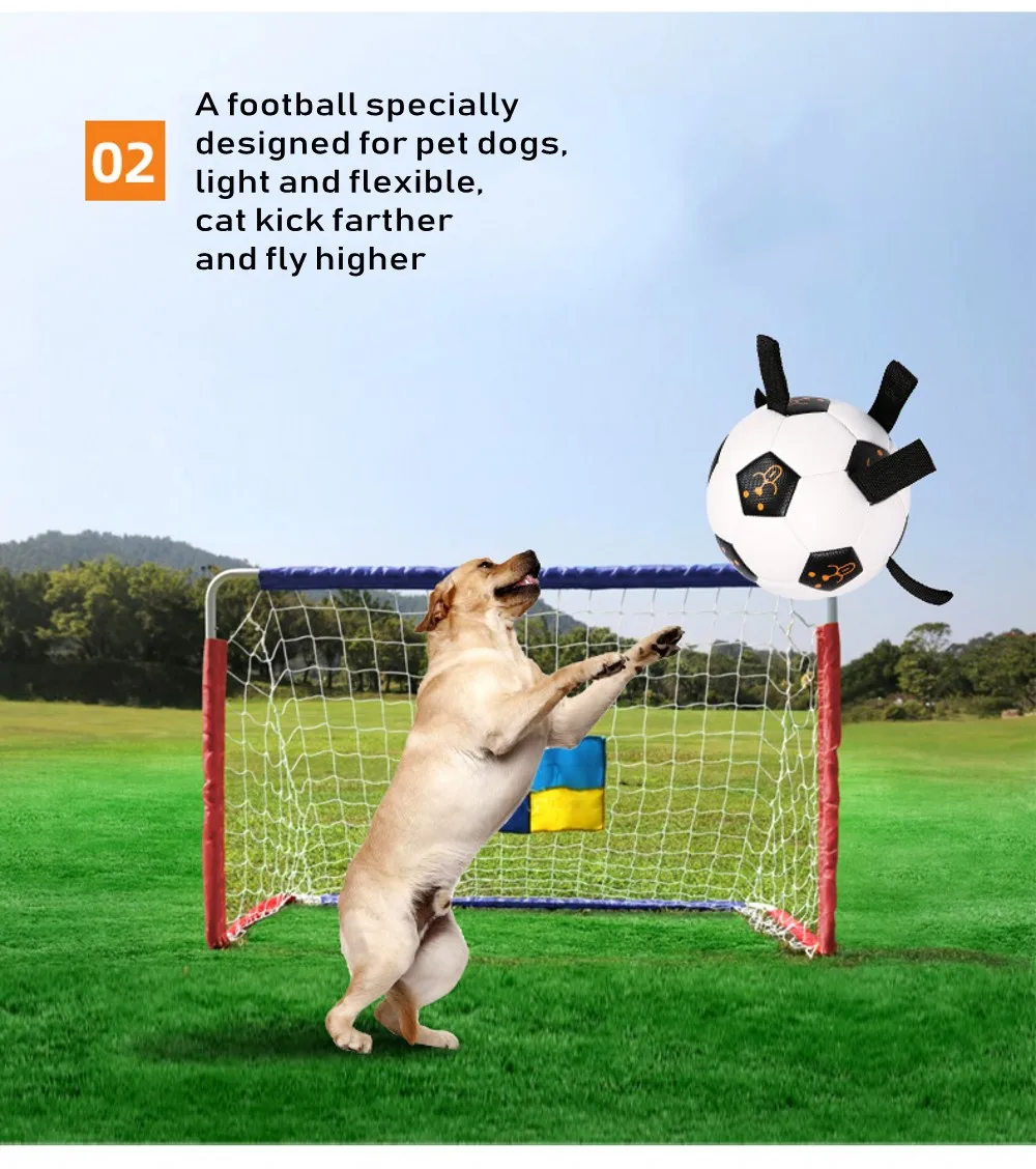 DogMEGA™ Outdoor Training Interactive Rope Football