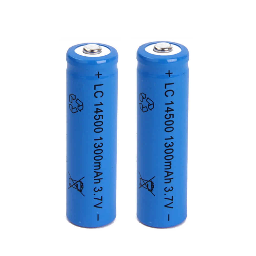 1 шт. 14500 аккумулятор 3,7 V 1300mAh литий-ионная аккумуляторная батарея для светодиодного фонарика rc toy batery 3,7 v lipo