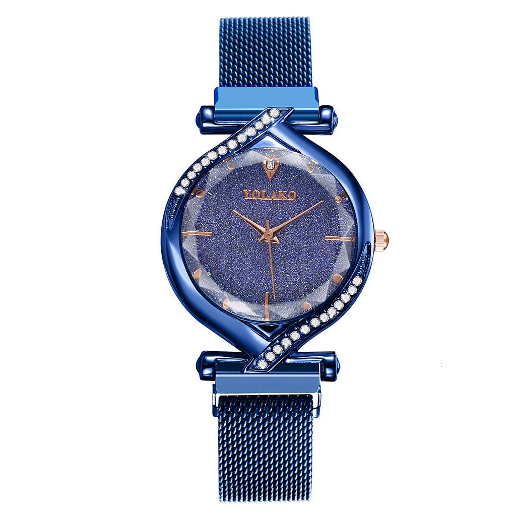 Лидер продаж женские часы с магнитной пряжкой звездное небо роскошные женские кварцевые часы из нержавеющей стали часы Relogio Feminino