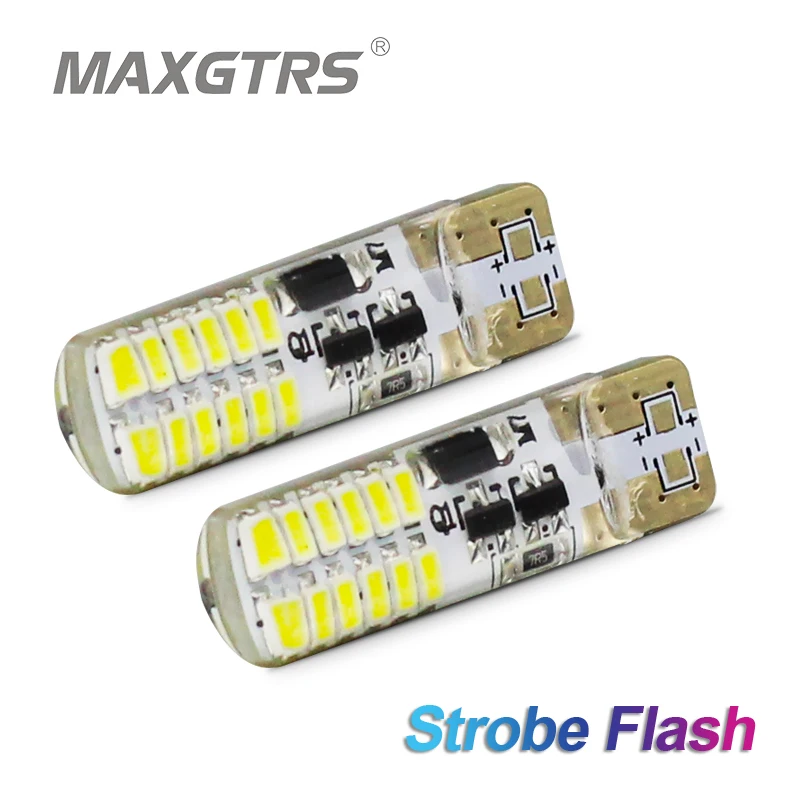 10x T10 194 W5W стробоскопический мигающий 22 Led 3014SMD DRL Светодиодный Боковой клиновидный