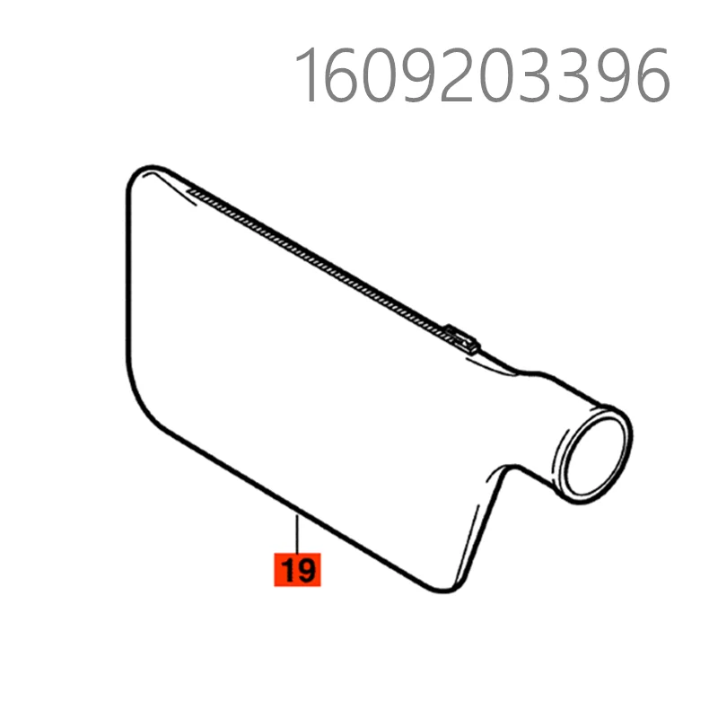 Мешок для пыли черный для BOSCH GBL550 1609203396 ручной вентилятор аксессуары для электроинструмента Запчасти для электрических инструментов