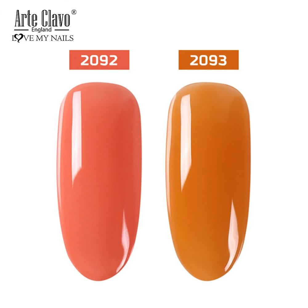 2092-2093 E Clavo 2 шт./компл. УФ гель лак для ногтей светодиодный лак для ногтей подарок база лаки для ногтей гель грунтовка Лаки био-Гели Soak Off Гель Гибридный гвоздь для ногтей - Цвет: 2092-2093