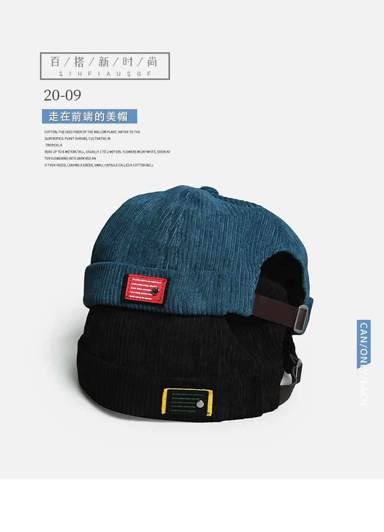 Brand Vintage Beanie Hats Men Women 