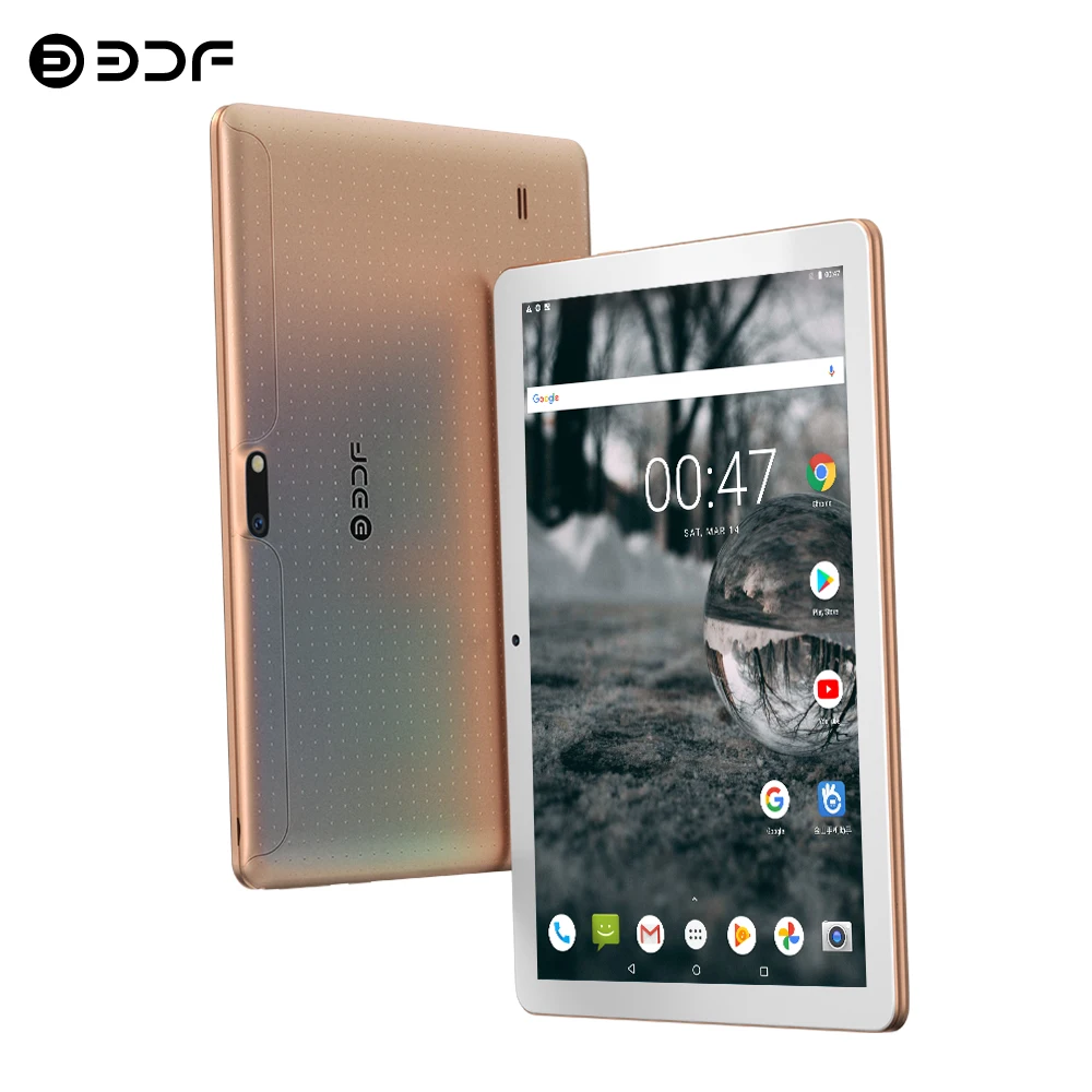 BDF 2022 Newest 10 Inch Android 9.0 Tablet - Octa Core, 3G Phone Call, 4GB RAM, 64GB Storage, WiFi, Bluetooth, Google Play Pro Tablet 10.1 Description Image.This Product Can Be Found With The Tag Names Computer Office, Tablet pc, Tablets