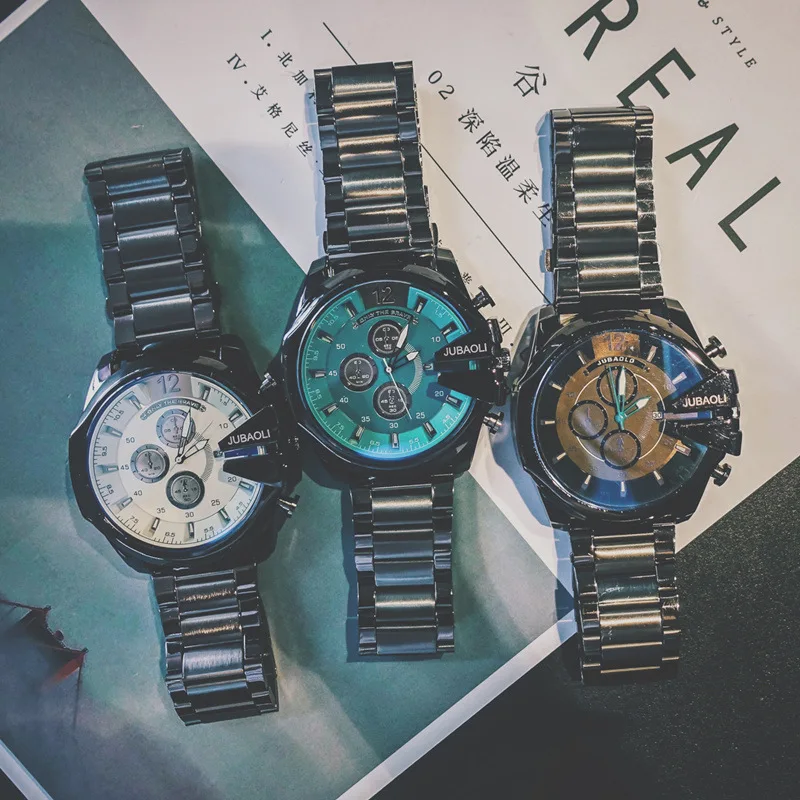 

2019 Watch Men Top Brand Luxury Chronograph Male Sport Watch Quartz Clock Stainless Steel Waterproof Men Watch Relogio Masculino